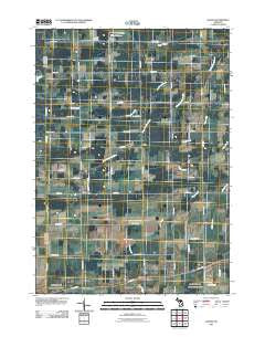 Chapin Michigan Historical topographic map, 1:24000 scale, 7.5 X 7.5 Minute, Year 2011
