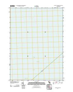 Charity Island Michigan Historical topographic map, 1:24000 scale, 7.5 X 7.5 Minute, Year 2011