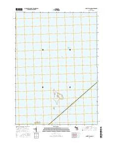Charity Island Michigan Current topographic map, 1:24000 scale, 7.5 X 7.5 Minute, Year 2017