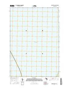 Charlevoix OE W Michigan Current topographic map, 1:24000 scale, 7.5 X 7.5 Minute, Year 2016