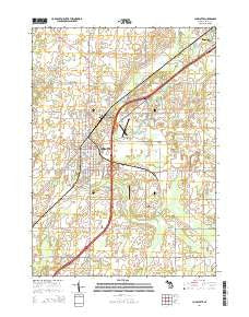 Charlotte Michigan Historical topographic map, 1:24000 scale, 7.5 X 7.5 Minute, Year 2014