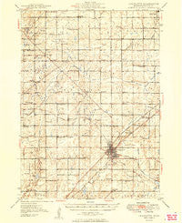 Charlotte Michigan Historical topographic map, 1:62500 scale, 15 X 15 Minute, Year 1949