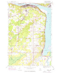 Chassell Michigan Historical topographic map, 1:24000 scale, 7.5 X 7.5 Minute, Year 1946