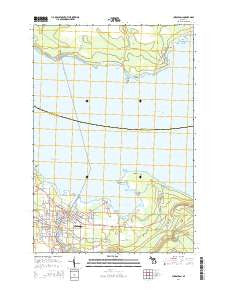 Cheboygan Michigan Historical topographic map, 1:24000 scale, 7.5 X 7.5 Minute, Year 2014