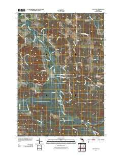 Chestonia Michigan Historical topographic map, 1:24000 scale, 7.5 X 7.5 Minute, Year 2011