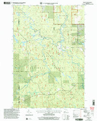 Choate Michigan Historical topographic map, 1:24000 scale, 7.5 X 7.5 Minute, Year 1999