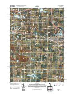 Clare Michigan Historical topographic map, 1:24000 scale, 7.5 X 7.5 Minute, Year 2011
