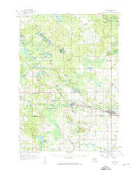 Clare Michigan Historical topographic map, 1:62500 scale, 15 X 15 Minute, Year 1959