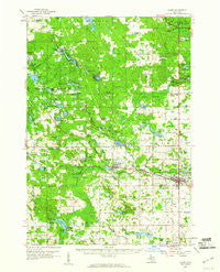 Clare Michigan Historical topographic map, 1:62500 scale, 15 X 15 Minute, Year 1959
