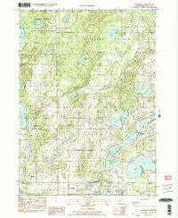 Cloverdale Michigan Historical topographic map, 1:24000 scale, 7.5 X 7.5 Minute, Year 1982