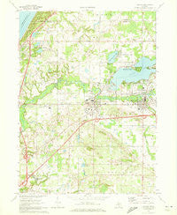 Coloma Michigan Historical topographic map, 1:24000 scale, 7.5 X 7.5 Minute, Year 1970
