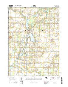 Colon Michigan Historical topographic map, 1:24000 scale, 7.5 X 7.5 Minute, Year 2014