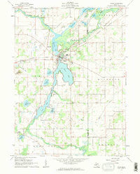 Colon Michigan Historical topographic map, 1:24000 scale, 7.5 X 7.5 Minute, Year 1961