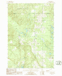 Comins Michigan Historical topographic map, 1:24000 scale, 7.5 X 7.5 Minute, Year 1986