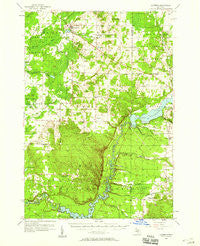 Copemish Michigan Historical topographic map, 1:62500 scale, 15 X 15 Minute, Year 1957
