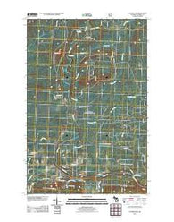 Copper Peak Michigan Historical topographic map, 1:24000 scale, 7.5 X 7.5 Minute, Year 2011