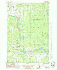 Cornell Michigan Historical topographic map, 1:24000 scale, 7.5 X 7.5 Minute, Year 1985