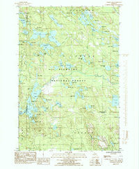 Corner Lake Michigan Historical topographic map, 1:24000 scale, 7.5 X 7.5 Minute, Year 1985