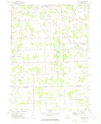 Corunna SE Michigan Historical topographic map, 1:24000 scale, 7.5 X 7.5 Minute, Year 1972