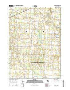 Corunna SE Michigan Historical topographic map, 1:24000 scale, 7.5 X 7.5 Minute, Year 2014