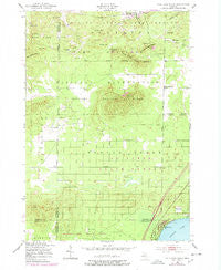 Cote Dame Marie Michigan Historical topographic map, 1:24000 scale, 7.5 X 7.5 Minute, Year 1950