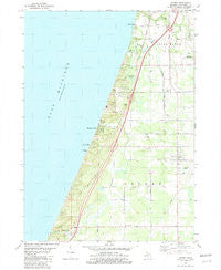 Covert Michigan Historical topographic map, 1:24000 scale, 7.5 X 7.5 Minute, Year 1981