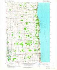 Croswell Michigan Historical topographic map, 1:24000 scale, 7.5 X 7.5 Minute, Year 1963