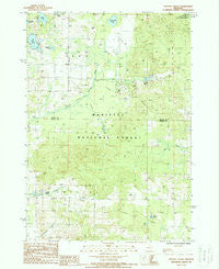 Crystal Valley Michigan Historical topographic map, 1:24000 scale, 7.5 X 7.5 Minute, Year 1987