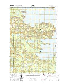 Curtis West Michigan Current topographic map, 1:24000 scale, 7.5 X 7.5 Minute, Year 2017