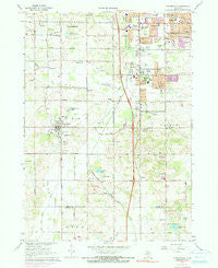 Cutlerville Michigan Historical topographic map, 1:24000 scale, 7.5 X 7.5 Minute, Year 1967