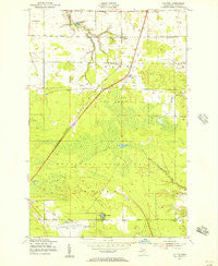 Dafter Michigan Historical topographic map, 1:24000 scale, 7.5 X 7.5 Minute, Year 1951