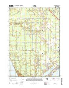 Dalton Michigan Historical topographic map, 1:24000 scale, 7.5 X 7.5 Minute, Year 2014
