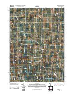Dansville Michigan Historical topographic map, 1:24000 scale, 7.5 X 7.5 Minute, Year 2011