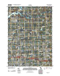 Davison Michigan Historical topographic map, 1:24000 scale, 7.5 X 7.5 Minute, Year 2011