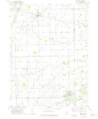 Deerfield Michigan Historical topographic map, 1:24000 scale, 7.5 X 7.5 Minute, Year 1972