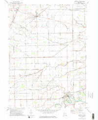 Deerfield Michigan Historical topographic map, 1:24000 scale, 7.5 X 7.5 Minute, Year 1972