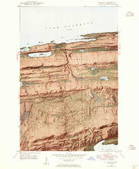 Delaware Michigan Historical topographic map, 1:24000 scale, 7.5 X 7.5 Minute, Year 1948