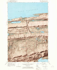 Delaware Michigan Historical topographic map, 1:24000 scale, 7.5 X 7.5 Minute, Year 1948