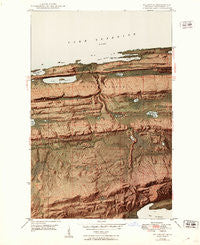 Delaware Michigan Historical topographic map, 1:24000 scale, 7.5 X 7.5 Minute, Year 1949