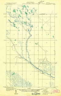 Driggs Lake NE Michigan Historical topographic map, 1:31680 scale, 7.5 X 7.5 Minute, Year 1931
