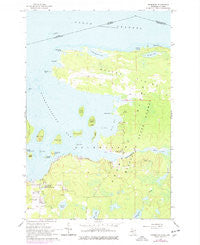 Drummond Michigan Historical topographic map, 1:24000 scale, 7.5 X 7.5 Minute, Year 1964