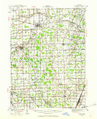 Dundee Michigan Historical topographic map, 1:62500 scale, 15 X 15 Minute, Year 1939