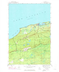 Eagle Harbor Michigan Historical topographic map, 1:24000 scale, 7.5 X 7.5 Minute, Year 1946
