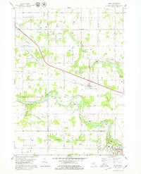 Eagle Michigan Historical topographic map, 1:24000 scale, 7.5 X 7.5 Minute, Year 1978