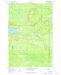 Eckerman Michigan Historical topographic map, 1:24000 scale, 7.5 X 7.5 Minute, Year 1951