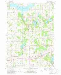 Elba Michigan Historical topographic map, 1:24000 scale, 7.5 X 7.5 Minute, Year 1963