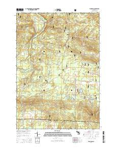 Eldorado Michigan Historical topographic map, 1:24000 scale, 7.5 X 7.5 Minute, Year 2014
