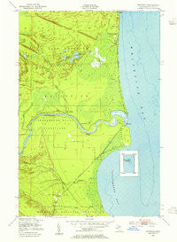 Emerson Michigan Historical topographic map, 1:24000 scale, 7.5 X 7.5 Minute, Year 1951