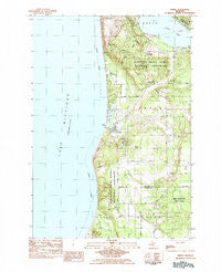 Empire Michigan Historical topographic map, 1:25000 scale, 7.5 X 7.5 Minute, Year 1983