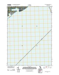 Estral Beach Michigan Historical topographic map, 1:24000 scale, 7.5 X 7.5 Minute, Year 2011